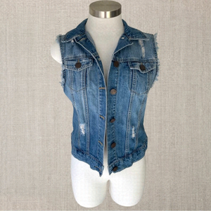 𝅺BDG Urban Outfitters Distressed Denim Vest